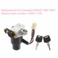 Waltyotur Ignition Key Switch Replacement For Kawasaki Klr650 27005-1129 1987-2007