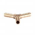 Uxcell 6mm Or 1 4 Od Brass Barb Splicer Fitting Y-shaped 3 Ways Barb Hose Air Gas Water Fuel Barbed Tee Connector 2pcs