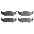 Dodge Durango 2004-2006 Brake Pad Set Rear Semi-metallic Original Part Design Bonded Attachment High Dust Rating Replacement 