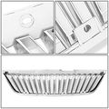 Ford Mustang Pony Car Abs Plastic Vertical Style Front Upper Grille Chrome 4th Gen New Edge