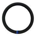 Gg Grand General 54049 18 Inches Steering Wheel Cover Black Suede W Blue Stripe Stitching 