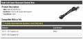 Marketplace Auto Parts Front Left Driver Side Lower Rearward Control Arm Compatible With 2010-2017 Jaguar Xj W0185-m378116