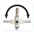 Bondhus 88760 4mm Hex-pro Pivot Head Wrench Length 107mm Chrome 