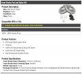 Front Ceramic Brake Pads And Rotor Kit 5 Lug Vented Rotors Compatible With 2004-2009 Toyota Prius