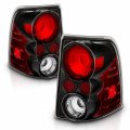 Amerilite Black Replacement Brake Tail Lights Set For 02-05 Ford Explorer Passenger And Driver Side