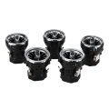 Keenso 5pcs Front Turbine Outlet Turbine Air Vent Ambient Light Kit With 3 Colors Led Replacement For C Glc Class W205 X253 