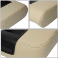 Auto Dynasty Tan Leather Center Console Lid Armrest Cover Compatible With 2007-2014 Chevy Avalanche Silverado Tahoe Yukon Xl