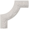 Ekena Millwork Pml08x08su Sussex Floral Panel Molding Corner 8-inch X 1 7 