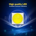 Ruiandsion 2pcs 1157 Led Bulbs White 2357 2057 7528 1034 P21 5w Bay15d Dual Function 10-60v 3030 10smd Chipsets Replacement For