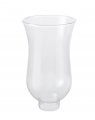 Aspen Creative Clear 23066-01 Flare Shaped Transitional Style Replacement Glass Shade 1-1 2 Fitter Size 6-3 4 High X 3-3 