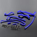 Silicone Radiator Coolant Hose Kit W Clamps For 1991-1996 Chevy Corvette 5 7l Lt1 V8 Blue 