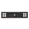 Cosmas 25 Pack 10552orb Oil Rubbed Bronze Hammered Cabinet Knob Backplate Back Plate 