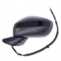 Applianpar Left Driver Side Power Adjust Door Mirror Assembly 3 Pins For Honda Civic 2022 2023 Black