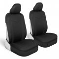 Motor Trend Spillguard Seat Covers For Cars Trucks Suv A Black With Waterproof Neoprene Lining Automotive Car Front Seats Only 