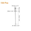 100pcs 8 X 1 4 304 Stainless Steel Countersunk Blind Rivet Open-end Type Rivets For Diy Sheet Metal Automotive Repairs