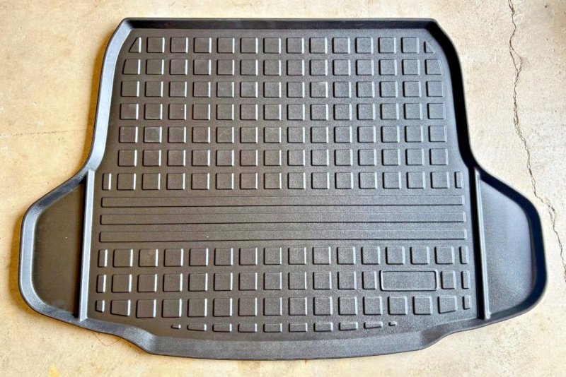 Cargo Liner Trunk Mat For Nissan Sentra 2020-2025 Weather Resistant Rubber Tray With Raised Lip And Non Slip Laser Pre Cut