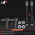 A-premium Set Of 4 Front Inner Outer Tie Rod End Kit Compatible With Chevrolet Impala Limited Monte Carlo Buick Lacrosse Regal