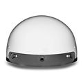 D O T Daytona Skull Cap- Hi-gloss White