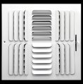 10 X 4-way Curved Blade Supply Air Grille Maximum Flow Hvac Vent Cover 
