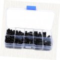 Heallily 300pcs Box Hex Screws Nuts Standoffs Kickstand Brass Standoff Kit Nylon Screwagonal Stud Hex Nut Motherboard Bolts