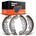 A-premium Rear Brak Shoesa Set Compatible With Suzukia Granda Vitaraa 1999-2005a 2 5l A 1999-2002 A Chevroleta Trackera