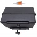 Jik 4 Quart Plastic Fuel Tank With Shut Off Valve And Cap For Remote Mounting 691993