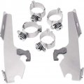 Memphis Shades Mek1901 Trigger-lock Mounting Kit Polished Fits Honda Vtx1300r S 2003-2009 