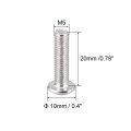 Uxcell M5x20mm Machine Screws Hex Socket Round Head Screw 304 Stainless Steel Fasteners Bolts 20pcs