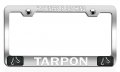 Happiness Is Catching Tarpon Fishing Chrome Metal License Plate Frame Tag Holder L68 