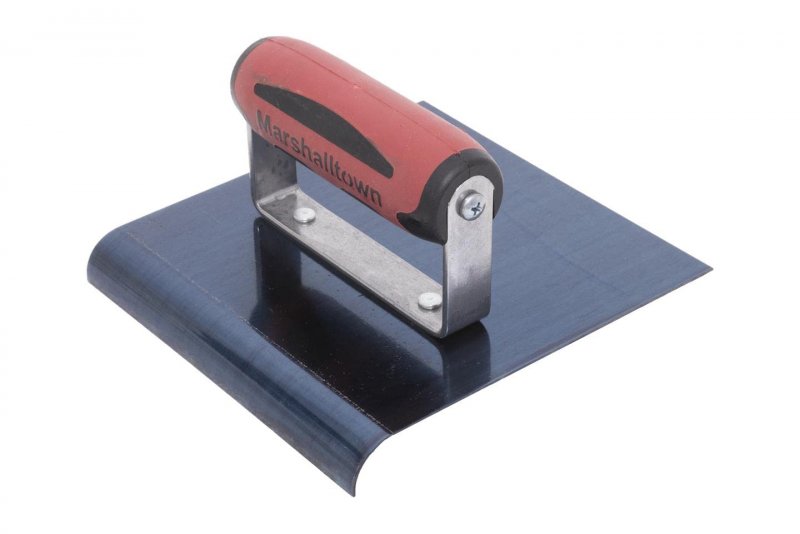 Marshalltown Hand Edger Concrete Straight 6 Inch By 3 8 Radius 1 2 Lip Durasoft Handle 162bd