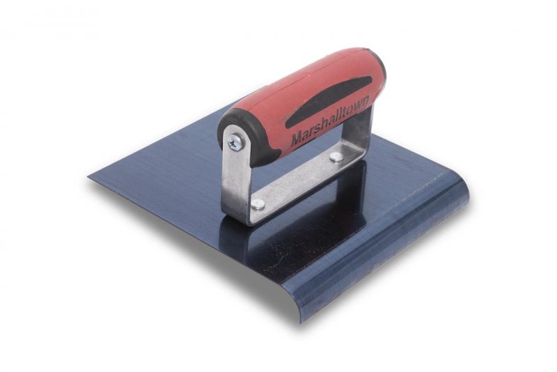 Marshalltown Hand Edger Concrete Straight 6 Inch By 3 8 Radius 1 2 Lip Durasoft Handle 162bd