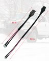 2 Pin Truck And Plow Side Battery Cable Fit For Western Fisher Snow Replace 21294 61169 8274 Power Wire Harness With Dust Cover