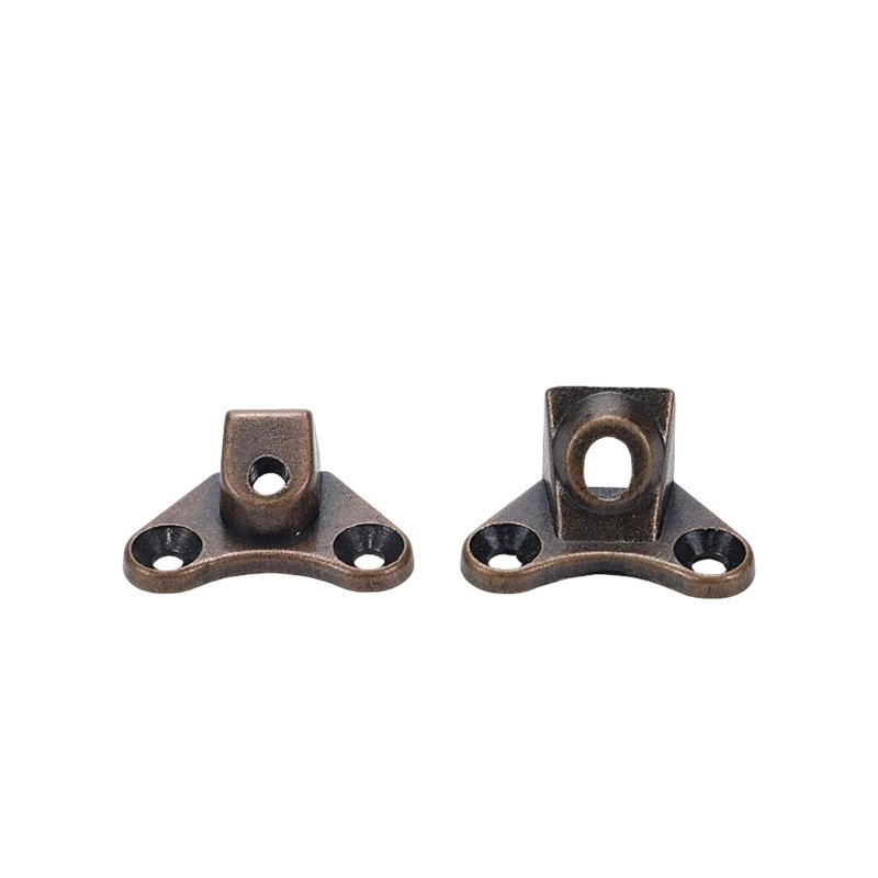 Tsnamay 10pcs Detachable Corner Brace Zinc Alloy Butterfly Code Right Angle Support Shelf Brackets Red Bronze