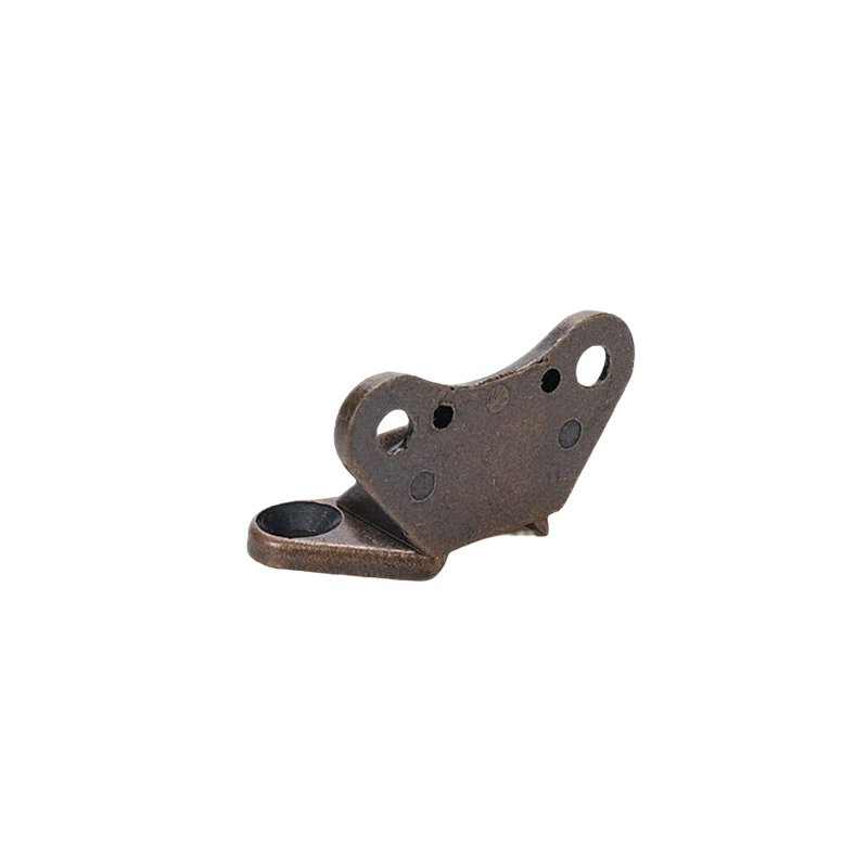 Tsnamay 10pcs Detachable Corner Brace Zinc Alloy Butterfly Code Right Angle Support Shelf Brackets Red Bronze