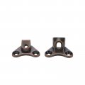 Tsnamay 10pcs Detachable Corner Brace Zinc Alloy Butterfly Code Right Angle Support Shelf Brackets Red Bronze