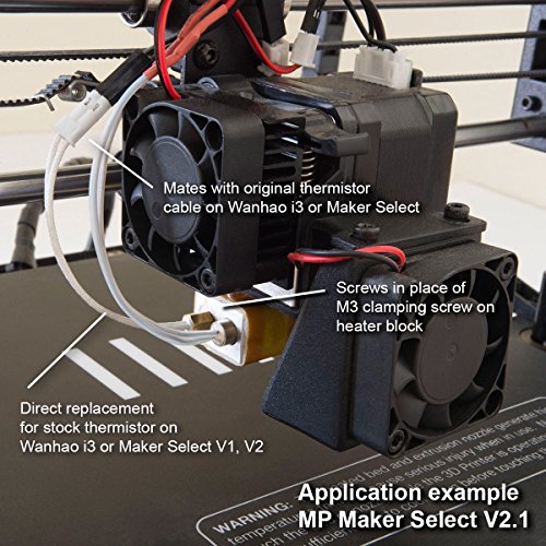 M3 Hex Thermistor Upgrade for Maker Select Duplicator i3 Gulfcoast Robotics