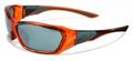 Crews Forceflex Ff137 Safety Glasses Ballisitic Silver Mirror Lens And Translucent Orange Frame 1 Pair 
