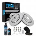 Trq Front Premium Ceramic Brake Pad Performance Rotor Kit For Acura Tlx 