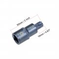 Uxcell 1 2 Drive X T55 Torx Bit Socket Steel Bits Cr-v Sockets Metric 2 Length Blue For Hand Use Only