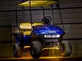 Ledglow 4pc Yellow Led Golf Cart Underbody Underglow Light Kit Water Resistant Flexible Tubes Includes Wireless Remote