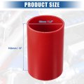 Uxcell 3 5 Id 6 Length 4-ply Reinforced High Temp Straight Coupler Silicone Reducer Hose Red For Car Intercooler Intake Piping