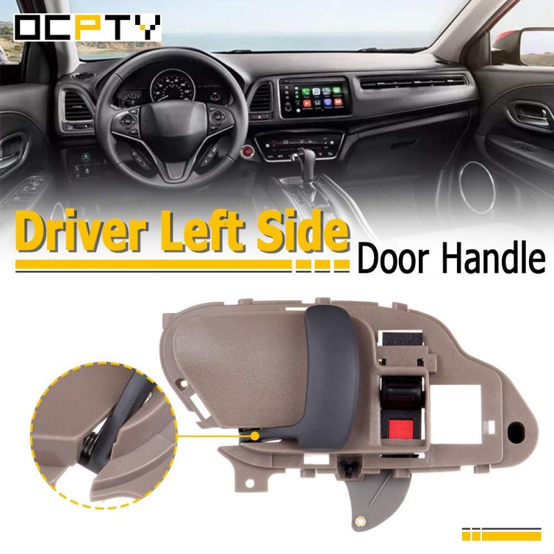 Door Handle Interior Driver Left Side Replacement Fit 1995-2002 For Gmc Inside Beige
