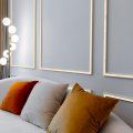Stainless Steel Molding Trim Self Adhesive Brushed Black Peel And Stick Wall With Glove Decorative For Mirror 0 4 X 9 8ft 