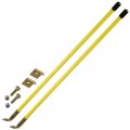Caltric Snow Plow Blade Guide Markers 26 Bolt On Compatible With Myers Buyers 09916 Yellow