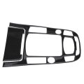 Carbon Fiber Car Center Console Gear Shift Panel Cover Trim Luxury Decorative Interior Sticker For