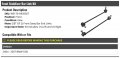 Front Stabilizer Sway Bar End Link Kit Set Of 2 Left And Right Compatible With 2004-2007 Bmw 530i