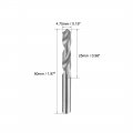 Uxcell 4 75mm Solid Carbide Drill Bits Straight Shank For Stainless Steel Alloy Hard Hardened To 50 Hrc