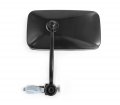Black Cafe Bar End Mirror Rectangular