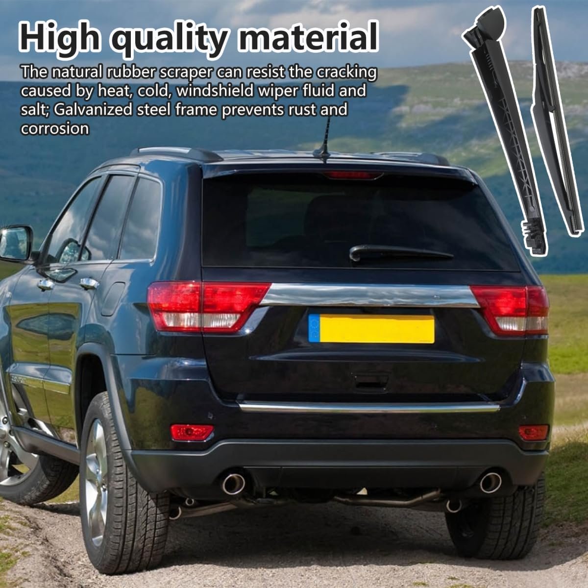 Rear Windshield Wiper Arm Blade Set 68077939aa Atpp5361123002 Replace For 2012 Dodge Durango Crew Plus Sport Utility 4-door 3
