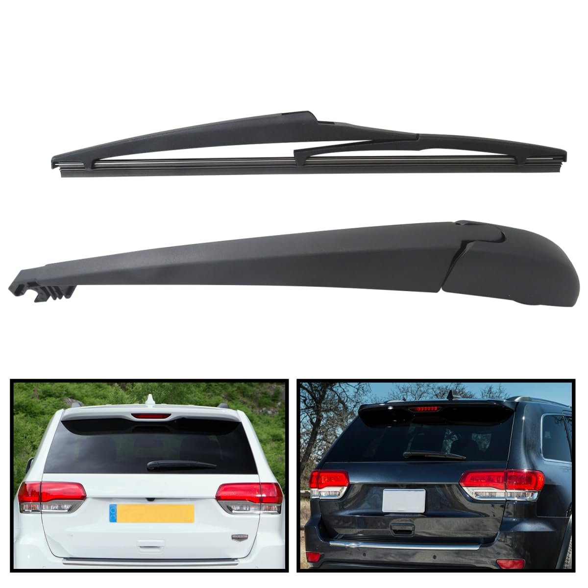 Rear Windshield Wiper Arm Blade Set 68077939aa Atpp5361123002 Replace For 2012 Dodge Durango Crew Plus Sport Utility 4-door 3